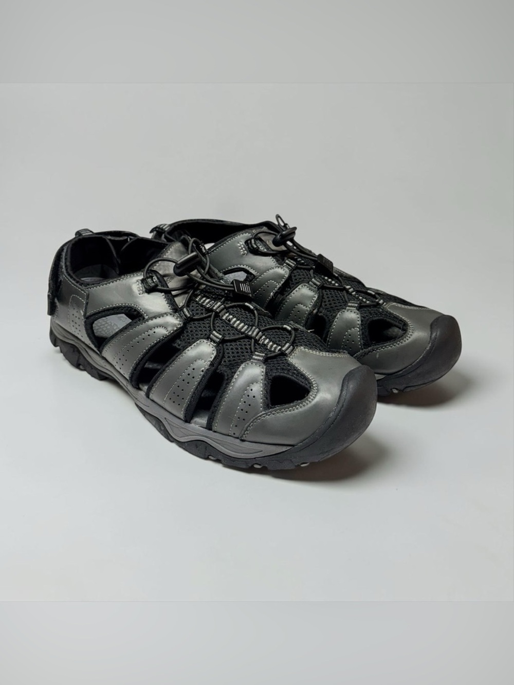 Eddie Bauer Mens Fisherman Sandals Size 12 Coastal Resort Utility Beach Euro Sum
